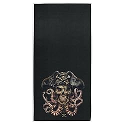 Naanle Cool Pirate Skull with Tentacles of Octopus