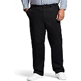 Izod Mens Big and Tall Performance Stretch Flat Front Pant