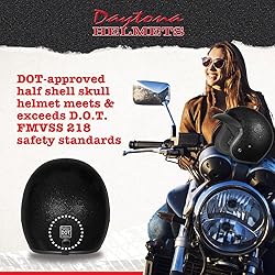 Daytona Helmets 3/4 Shell Open Face Motorcycle