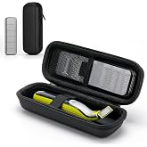 FINETCH Hard Travel Case for OBlade QP2520/QP2530/QP2620/QP2630 | Waterproof Portable Storage Bag, Durable Hard Shell, Fits hybrid electric trimmer and Braun series shavers, Black