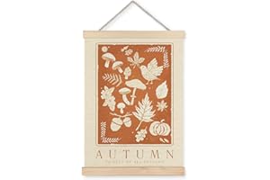LUVADIAN Neutral Autumn Decor Poster Hanger Frame, Falls Wall Art Decorations for Home, Farmhouse, Fall Fairest, 12x16 Inches