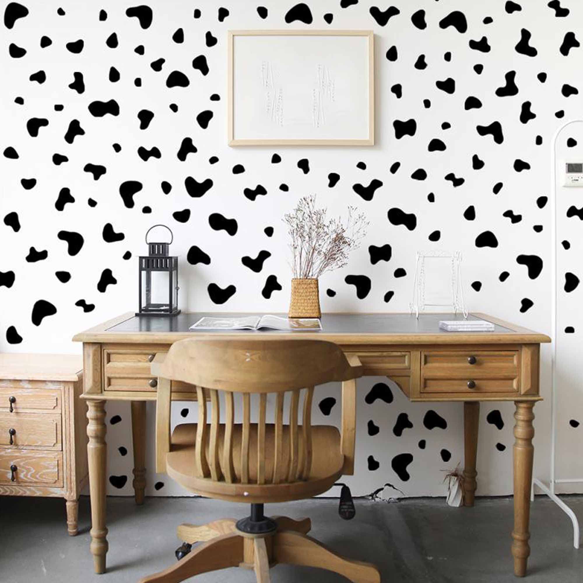 225 Cow Prints Wall Sticker Animal Nursery Living Room Decoration Removable Decal Peel & Stick Wall Art Vinyl Decals