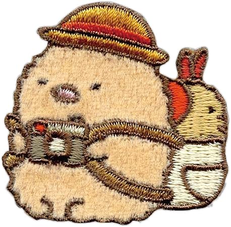 Amazon パイオニア すみっコぐらし とんかつとえびふらいのしっぽ アイロン シール両用 ワッペン Psu350 Psu108 ブラウン ワッペン アップリケ 通販