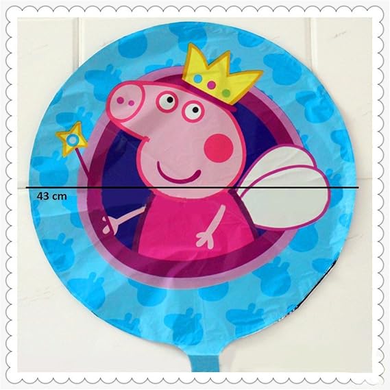 Peppa Pig-Balón mismo delanteras y traseras imagen (5 unidades ...