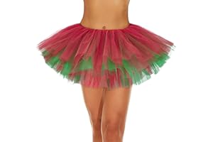 Zando Layered Tutu Tulle Skirt Ballet Skirt Dance Tutu Princess Dress Ruffle Fluffy Skirt Halloween Costumes for Women