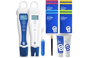 Bluelab PENSTP pH and Conductivity Starter Pack - Precision Nutrient Solution Management Kit with Temperature Measurement, Waterproof Pens, and Probe Care Kit