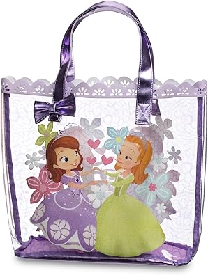 Amazon ディズニー Disney ちいさなプリンセス ソフィア プールバッグ ビーチ バッグ クリア パープル ディズニーストア 並行輸入 スポーツトートバッグ
