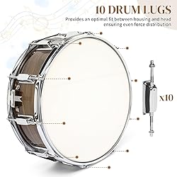 Ktaxon 14 x 5.5 inches Snare Drum Set, Marching