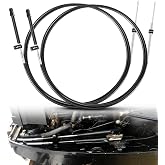 Bonbo 15FT Boat Throttle and Shift Cables for Gen1 600A Series Controller, Compatible with Mercury MerCruiser Marine Force Outboard Engines, Replaces Part Number CC17915