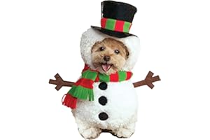 Rubies Walking Snowman Pet Costume for Dogs or Cats, Medium