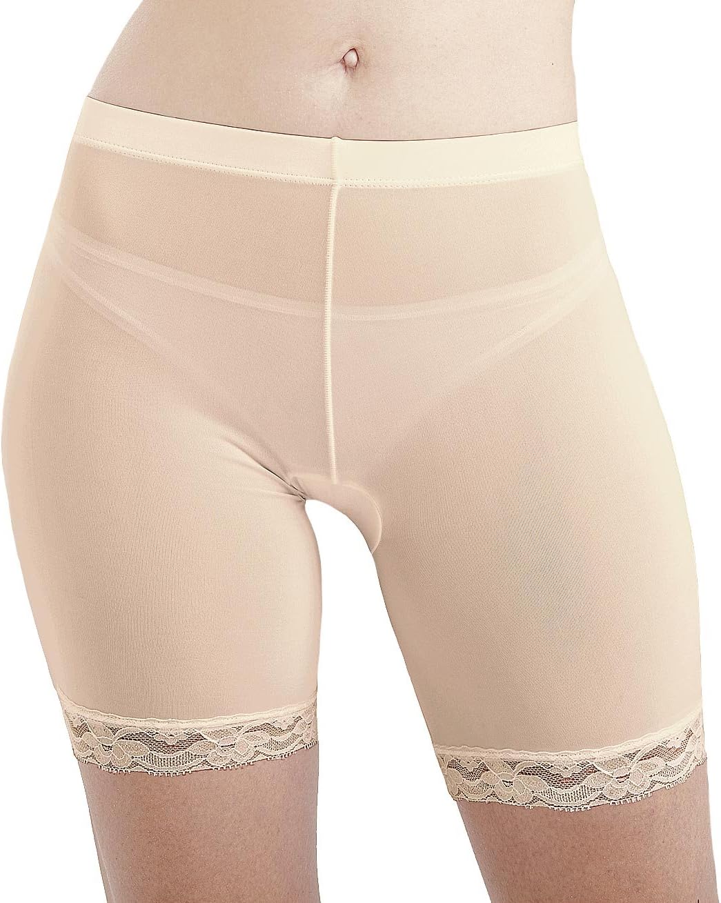 ANNY Women's Under Dress Lace Slipshort Anti Chafing Knickers