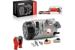 A-Premium Air Conditioner AC Compressor with Clutch Compatible with Ford Edge 2019-2024 & Lincoln Nautilus 2019-2023, 2.0L