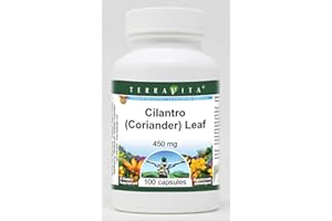 TERRAVITA Cilantro (Coriander) Leaf - 450 mg (100 Capsules, ZIN: 514585)