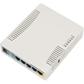 Mikrotik RouterBoard RB951Ui-2HnD 2.4GHz SOHO Wireless Access Point with Antennas Built in and 5 Ethernet Ports