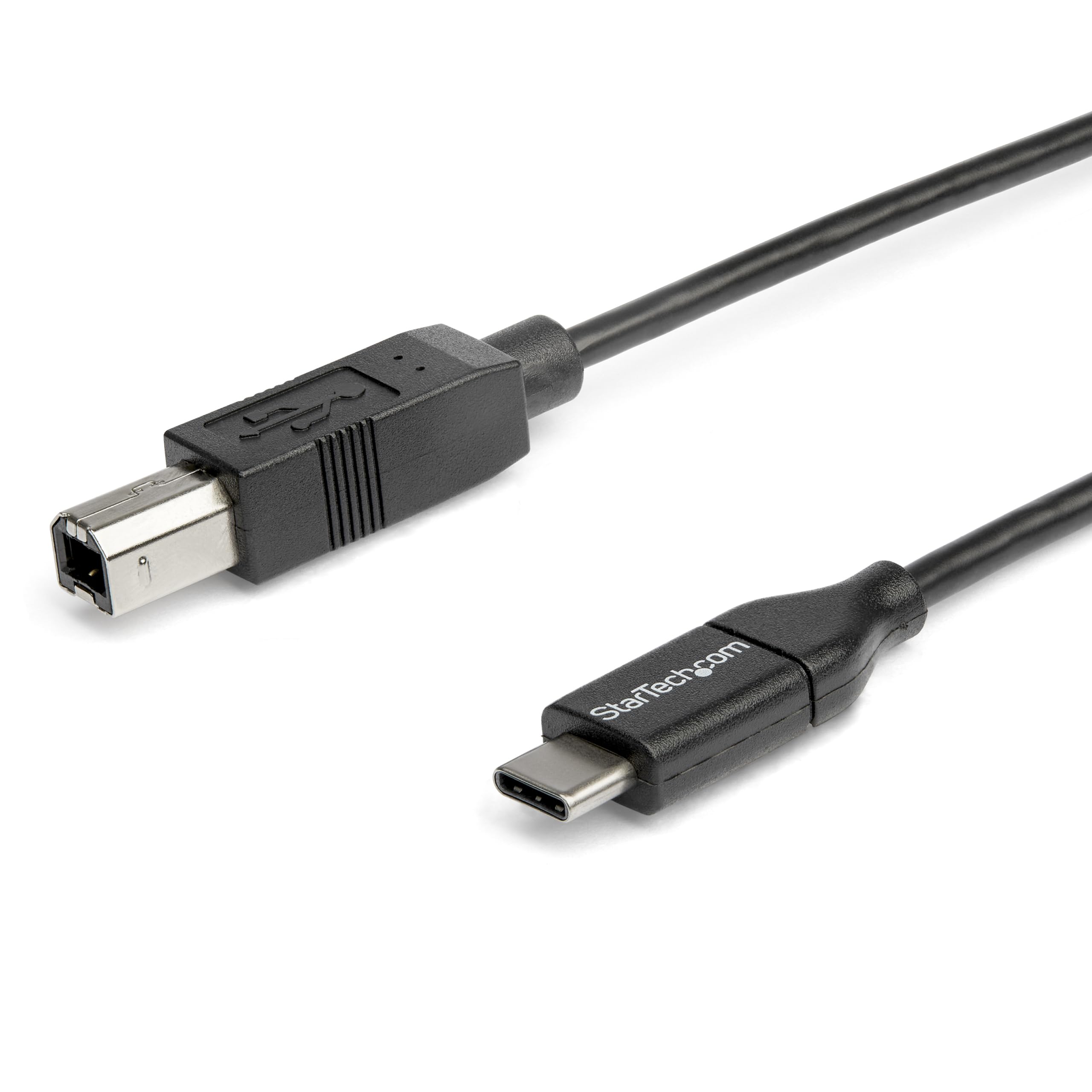 StarTech.com 2m 6ft USB C to USB B Cable - USB 2.0 - USB Type C Printer Cable M/M - USB 2.0 Type-C to Type-B Cable (USB2CB2M) — image 1
