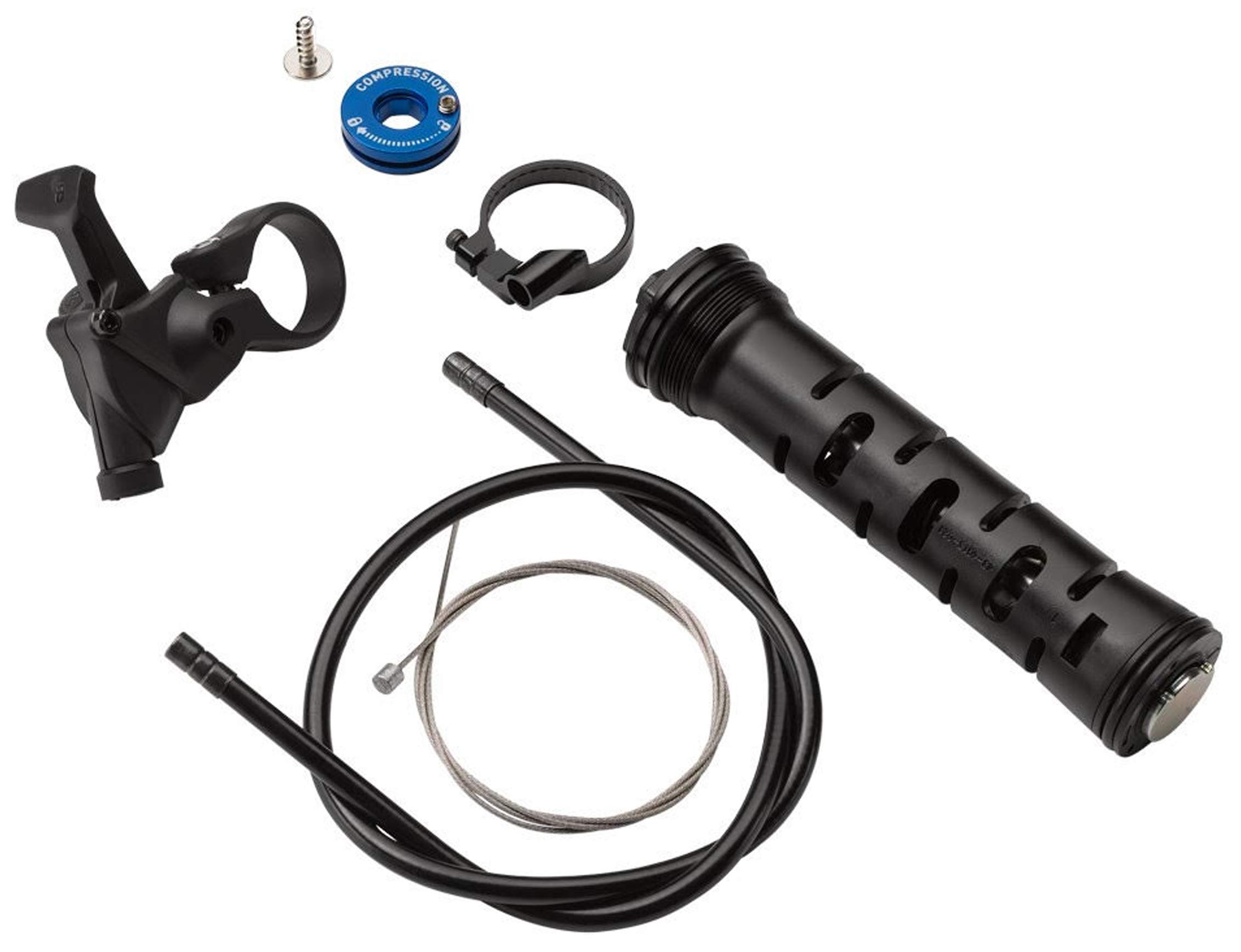 RockShox PopLoc+Adjust Remote Upgrade kit,Sektor/XC32,Right h, Silver, 10 (00.4318.002.007)