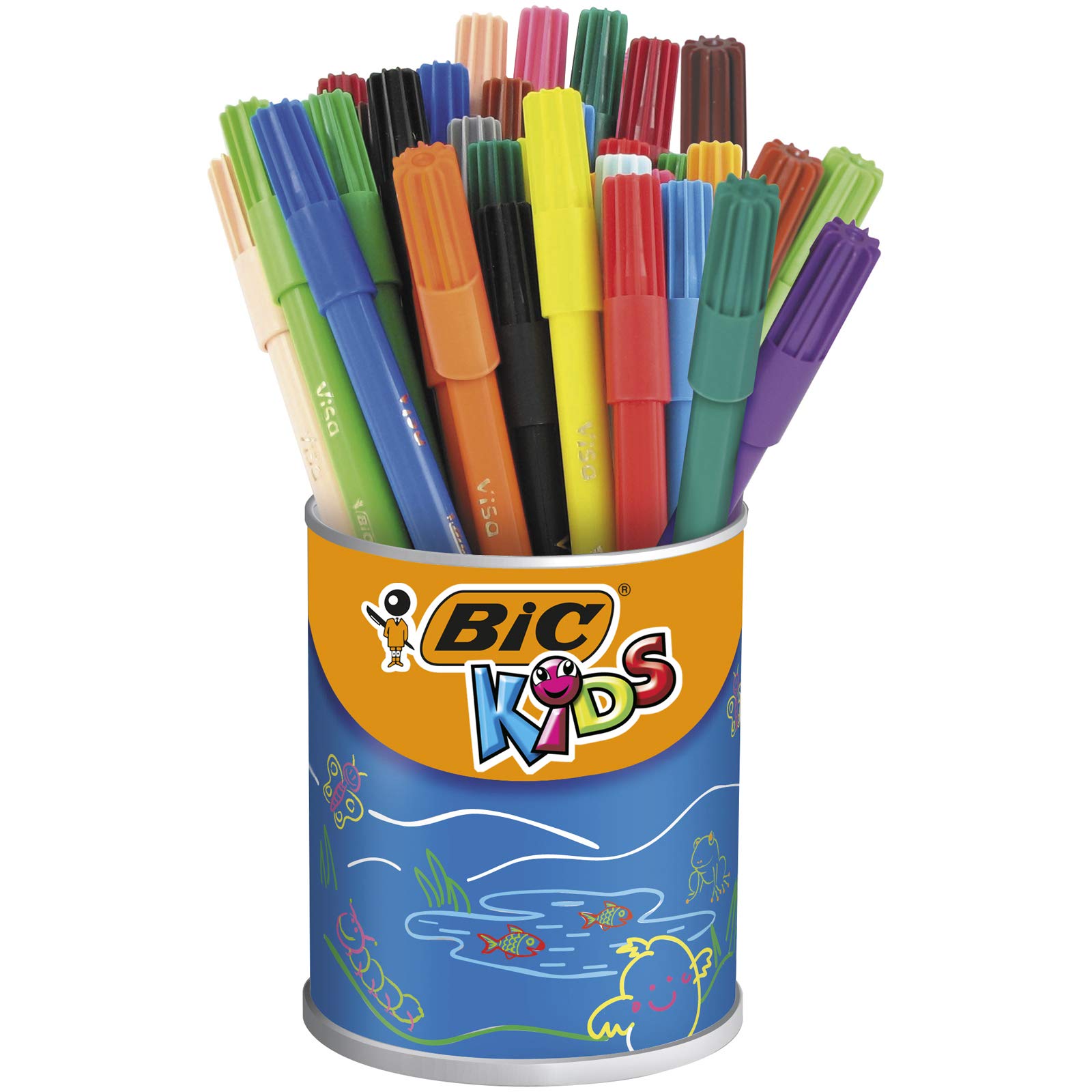 BIC Kids Visa Colouring Pens 36 Pot — image 1