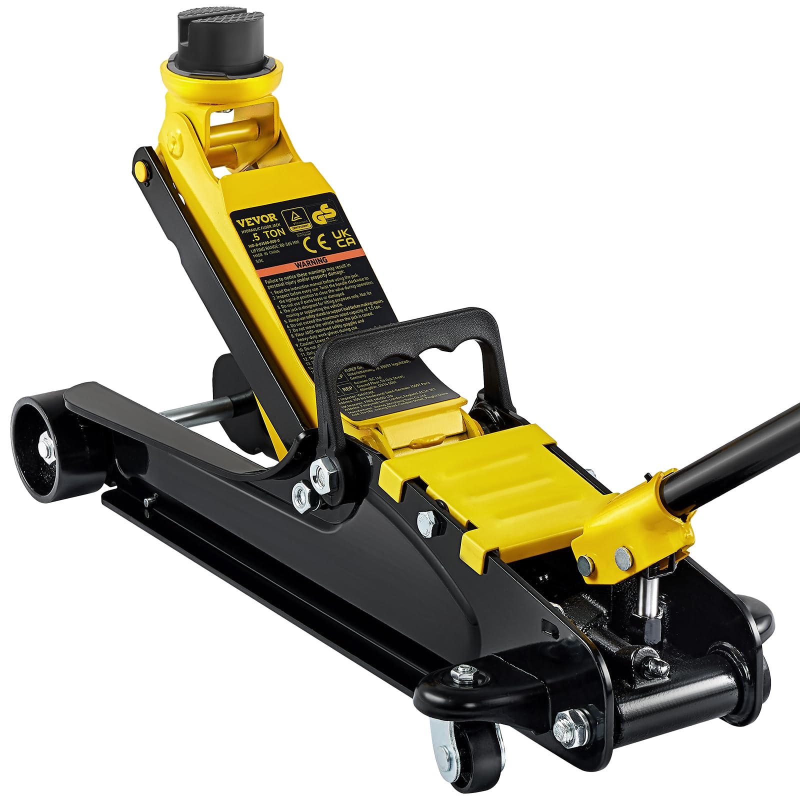 HAUSMASTER 2.5 Ton Low Profile 80MM Hydraulic Trolley Car Jack 600K
