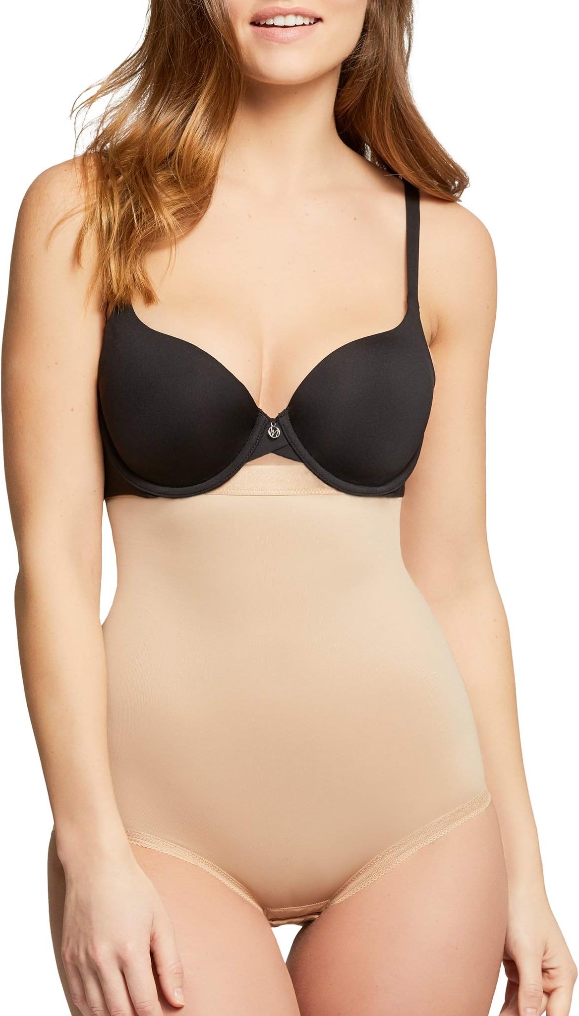 MontelleWomen's Plus Size Strapless Shapewear Firm Tummy Control Slimming Girdle High Waist Panty Body Shaper Brief