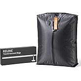 Relime Classic Series Vacuum Extra Bag for Travel Luggage(1 PC No Pump), Compression Bags for Carry On Suitcases and Backpack, Vacuum Seal Packing cube for Cloth Packing