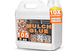 MITINU Rock Glue for Landscaping, 105 fl oz – Strong Gravel Binder & Stone Adhesive for Walkways, Patios, and Driveways, Fast-Drying Mulch Glue for Rocks, Pebbles, and Decomposed Granite Stabilizer​