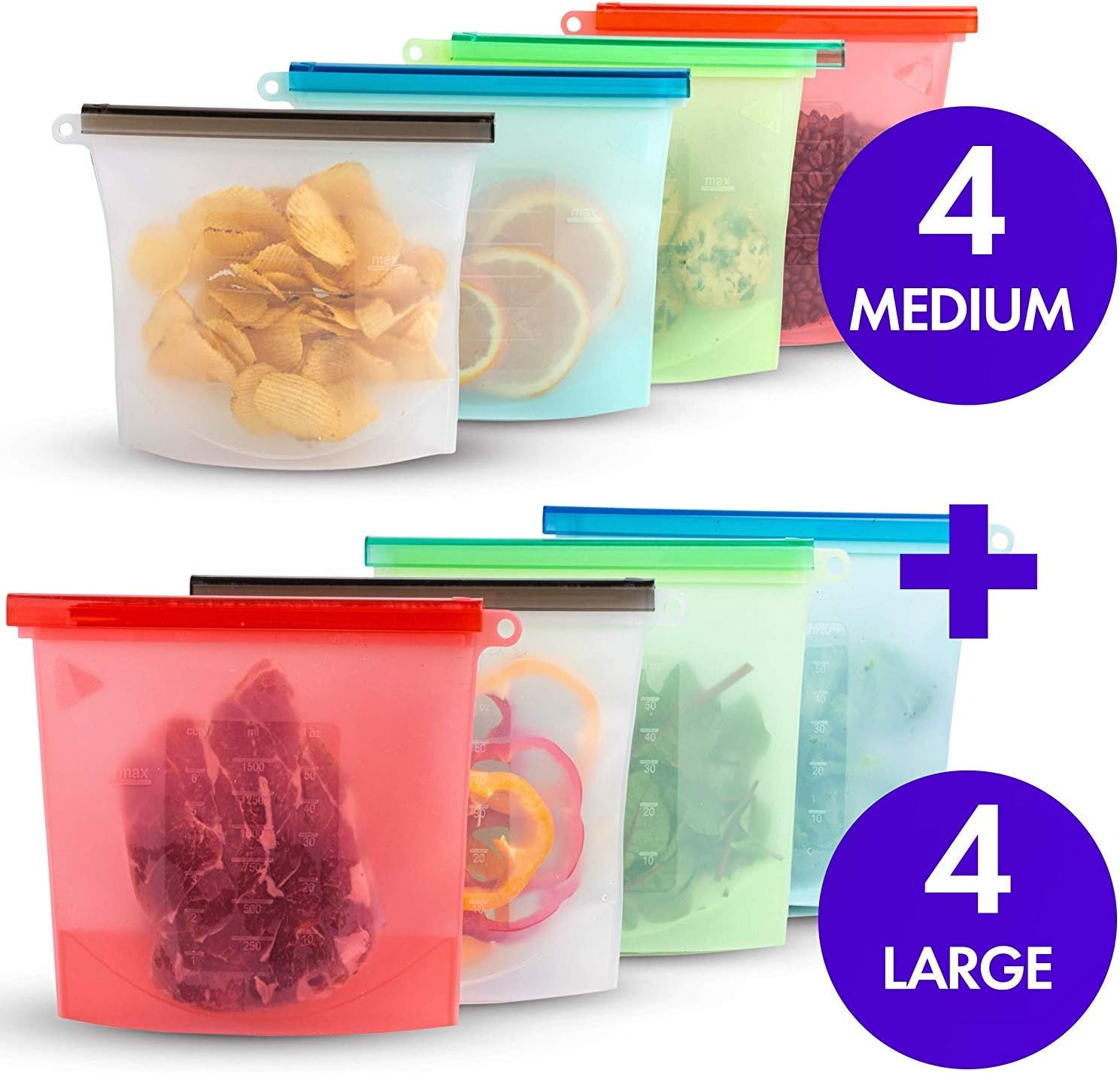 MOUTAUR and RINUZ. My company stops selling the can and Jar opener Freezer Microwave 8 silicone storage bags for Fruits Vegetables Set