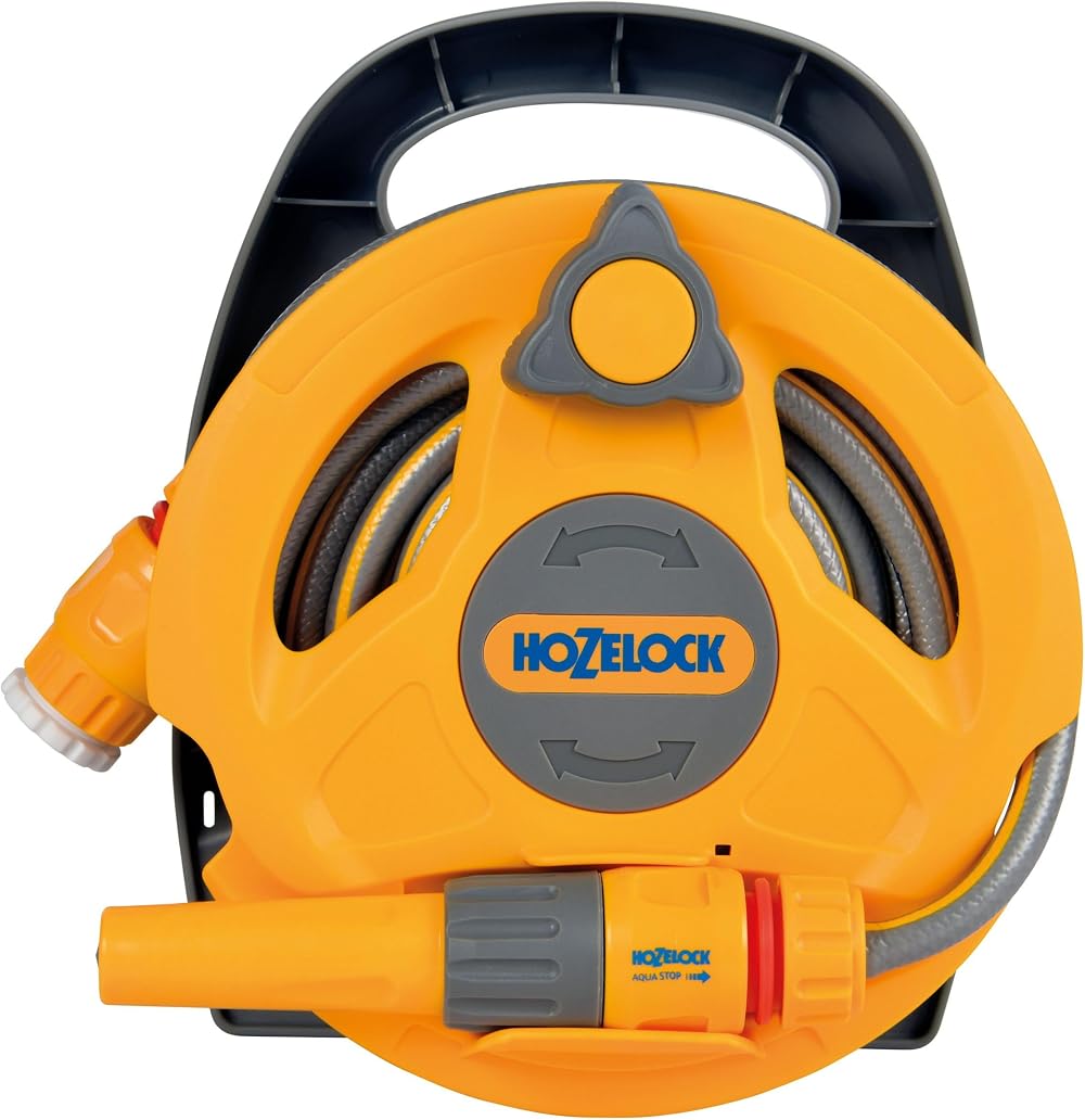 Hozelock H/L Micro Reel 2427 000 Ready to Use 10m Hose Complete