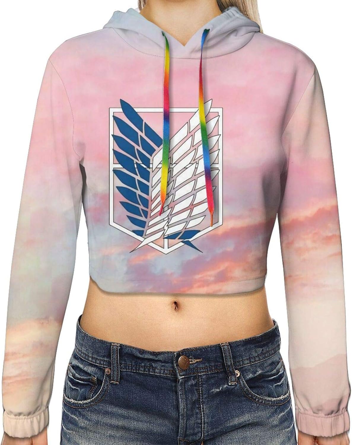 cropped hoodie tracksuit