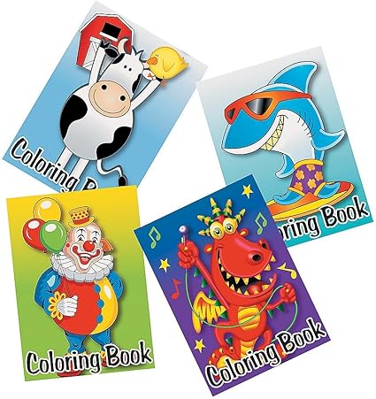 Download Amazon Com 72 Pack Of Kid S Coloring Books Great Party Favors Assorted Designs Toys Games