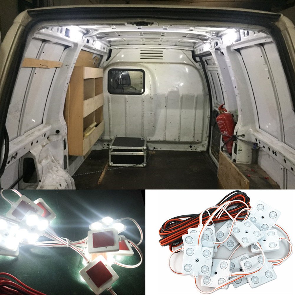 Interior & Convenience Bulbs Justech Interior Car Lights 12V LED Strip