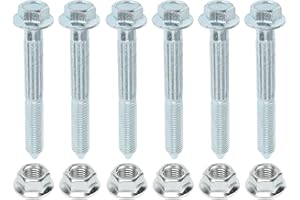 Partuto Rear Control Arm Bolt Kit No.90173SR3003 - Car Bolts - for Honda Civic 1996-2000 Metal Silver Tone - 1 Set