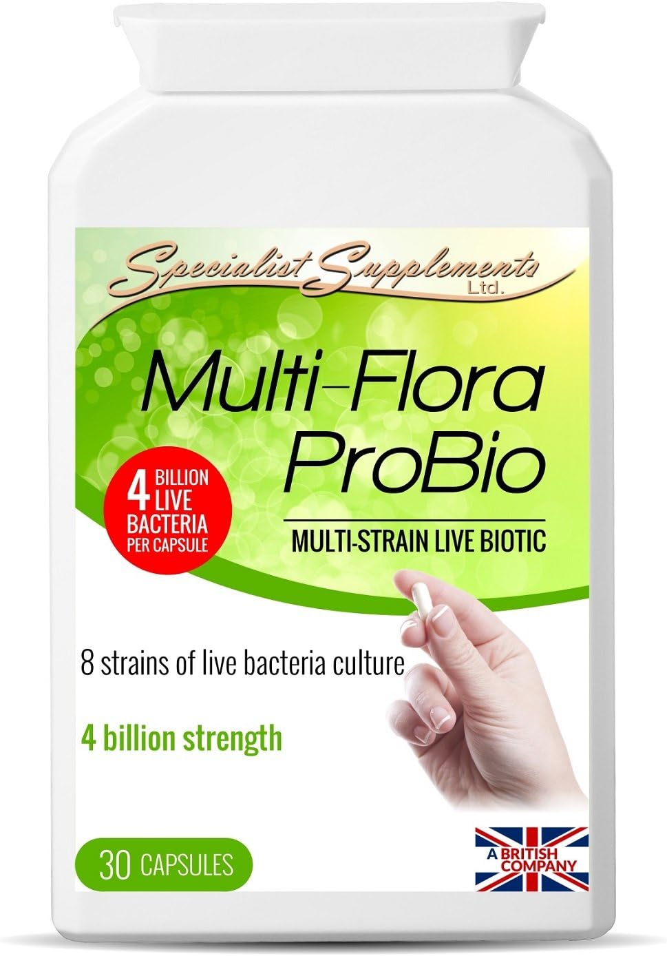 Specialist Supplements Multi Flora Probio Leistungsstarke Probiotisch Kapseln 30 Vegikapseln Amazon De Drogerie Korperpflege