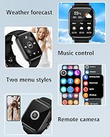 RUIMEN Smart Watch 1.85 inch HD Screen SpO2 HR Sleep 100+ Sports IP68 view 5