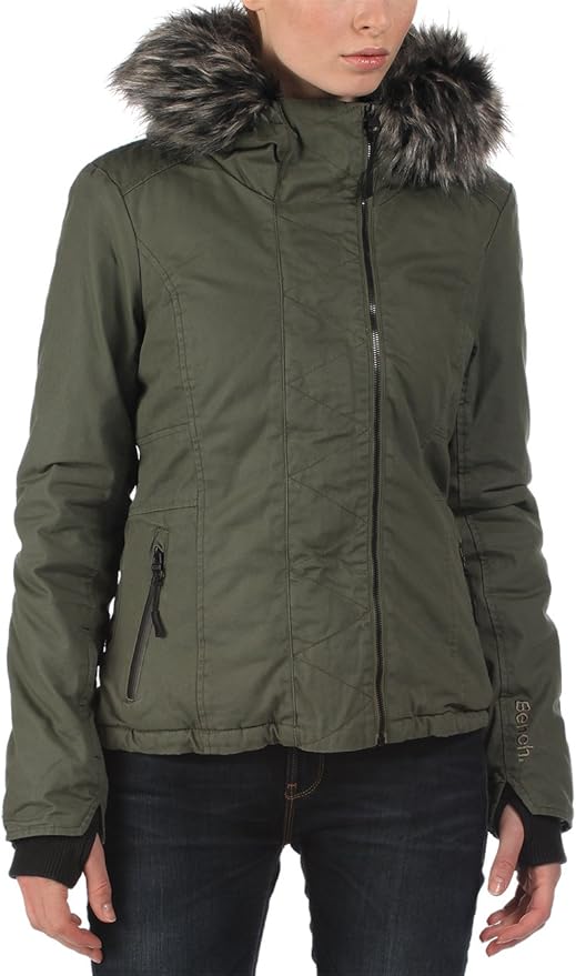 Bench Damen Jacke Kapuzenjacke Kidder III grün (Beetle) XLarge Amazon