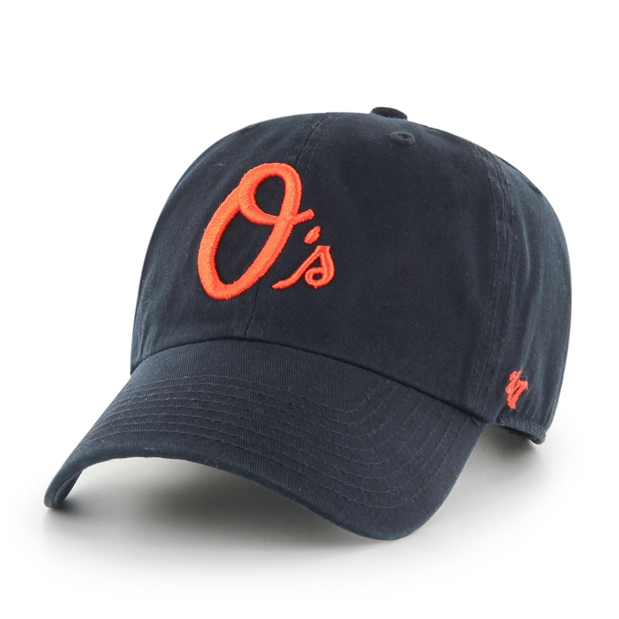 47 Baltimore Orioles MLB Loop Label Clean Up Black Adjustable Cap