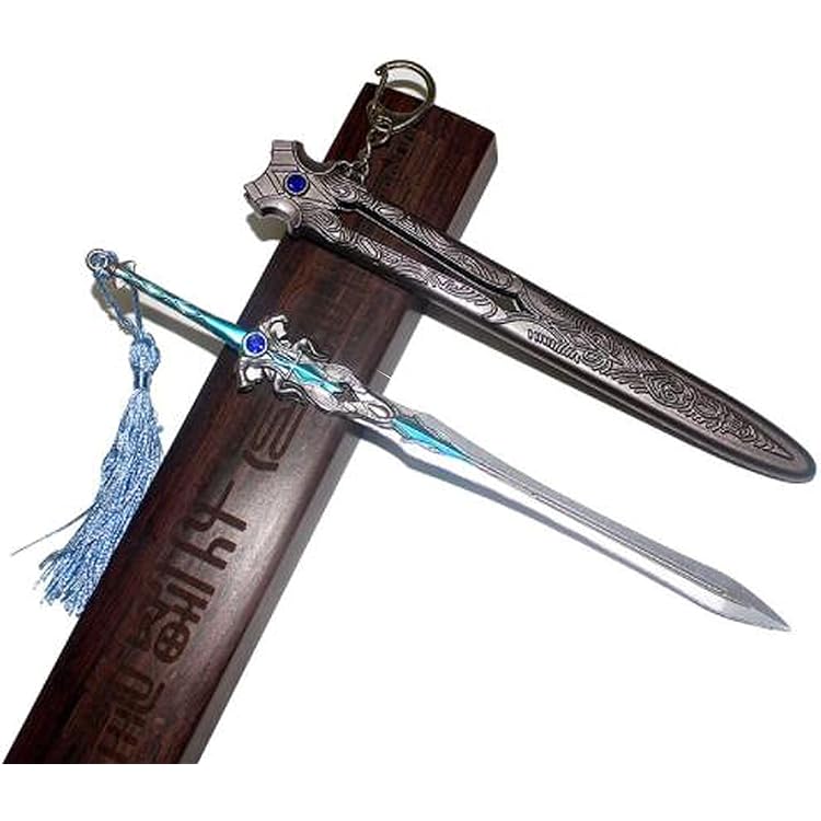 FAYAIALO 8.7 inches SAO Kirito Elucidator Dark Repulsor Sword Mini