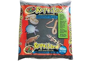 Zoo Med Repti-Sand Midnight, 10-Pound, Black