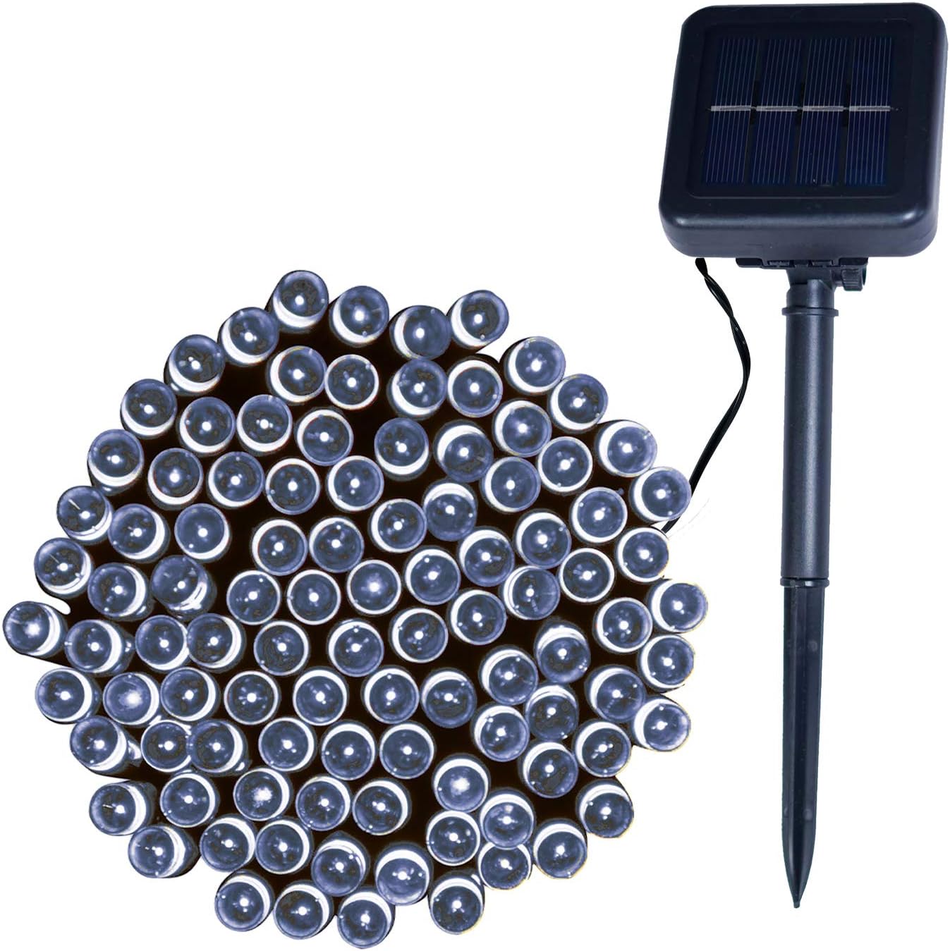 Solar String Light, 72 feet, 200 LEDs, 8 Modes, Solar Christmas Lights, Waterproof Solar Lights, Suitable for Christmas Tree, Fence, Holiday, Party, Garden, Wedding, Balcony Decoration