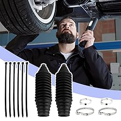 Tie Rod Boot Kit with Pinion Bellow Cable Ties and