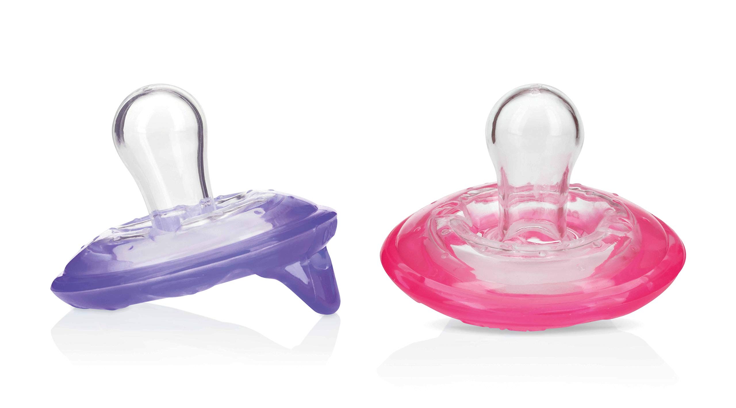 Nûby Natural FlexTM Dummies Cherry Shape Purple & Pink 6-36 Months