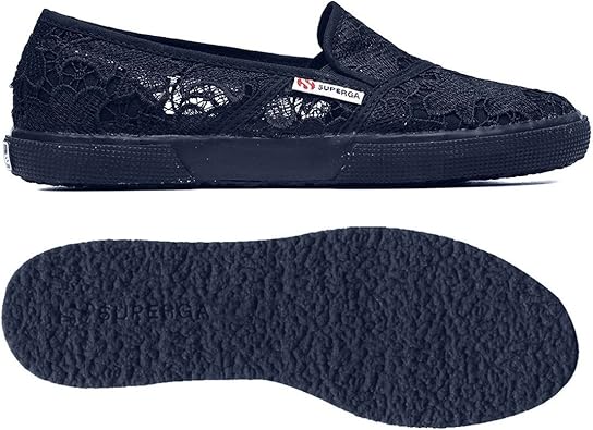 superga macrame blu