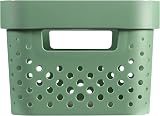 Curver Infinity Dots Set of 4 Rectangular Storage Boxes 4.5L Green view 5