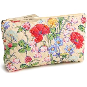 Vera Bradley Premium Cotton Medium Pouch – All the Pretty Wildflowers