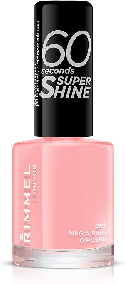 Rimmel 60 Seconds Super Shine Nail Polish 8 Ml Ring A Ring O Roses Amazon Co Uk Beauty