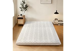 Premium Japanese Floor Mattress Twin Size 75"x 39", Extra Thick Futon Mattress with 100% High Density Foam - Ideal for Comfor