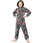 Marvel Fleece Pyjama for Boys - Hooded Pyjama for Kids Teenagers 7-15 Years Kids PJs Comfy Loungewear - Gifts for Boys