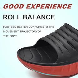 KuaiLu Mens Recovery Sandals Sport Comfort Cushion