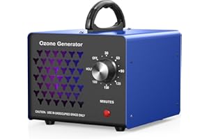 NAMOWELL Ozone Generator 70000mg, High Capacity Ozone Machine Odor Removal Up to 6000 Sq.Ft, Ozone Odor Eliminator, Ionizer Ozonator for Smoke, Car, Basement, And Pet Room, Blue