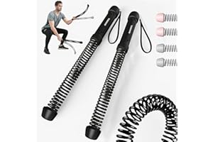 YUSAVHO Ropeless Battle Ropes for Home Gym-Portable Cordless Training Rope Fitness Equipment for Men & Women,Weighted Workout Ropes for HIIT,Versatile Exercise Equipment for Home and Travel(Black)