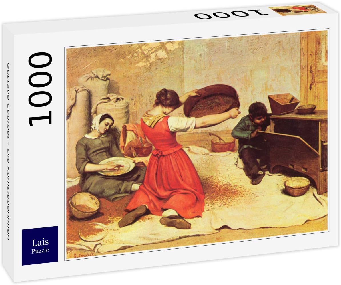 Lais Jigsaw Puzzle Gustave Courbet - The grain sieves 1000 Pieces